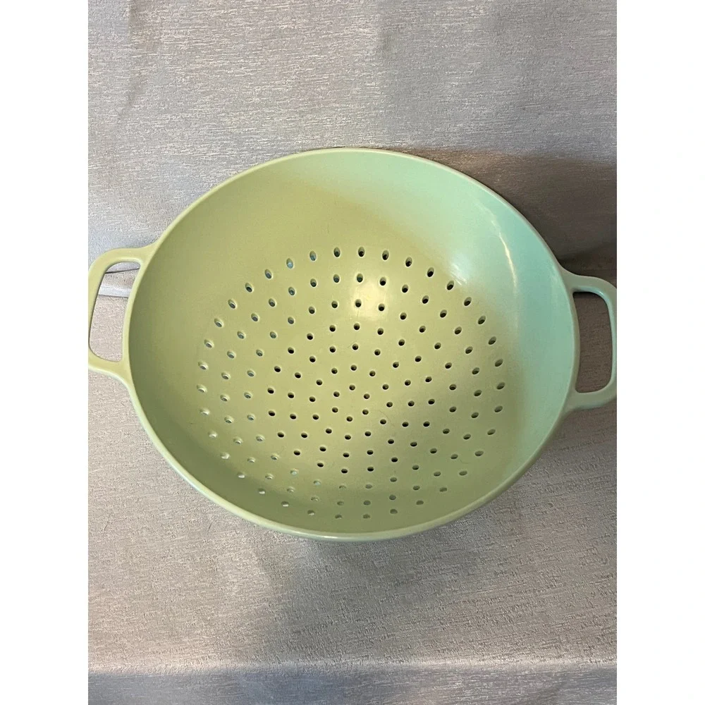 Pioneer Woman Breezy Blossom Melamine Colander Mint Green Floral Strainer 5 QT